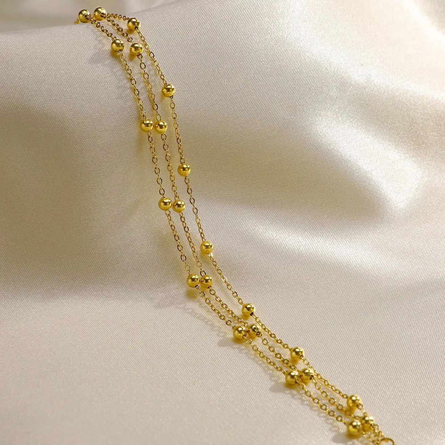 Gold Plated Layered Bracelet