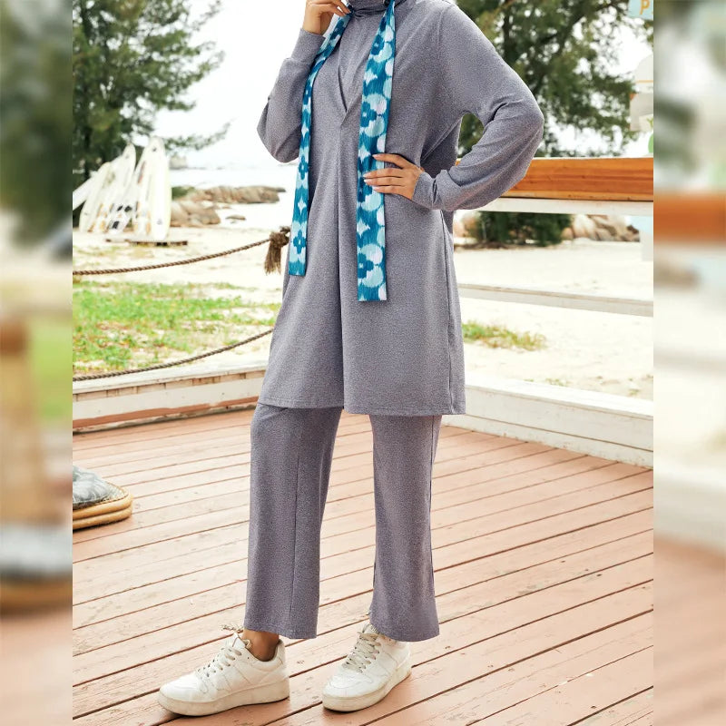 New Arrival Modest Activewear Loose Outfit Running