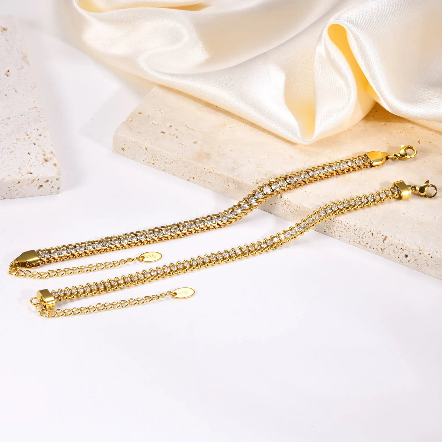 Gold plated Tennis Bracelet