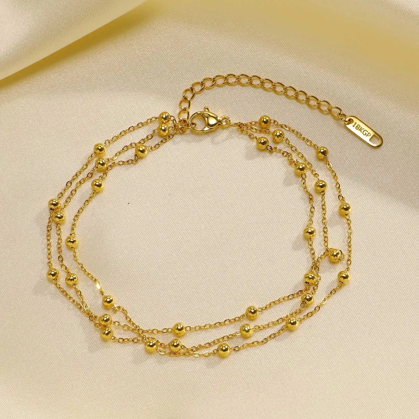 Gold Plated Layered Bracelet