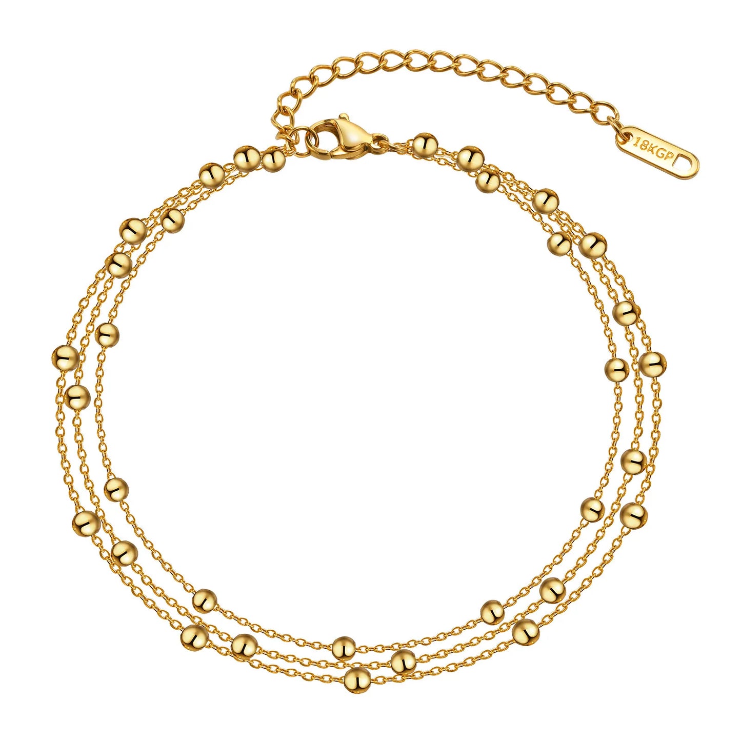 Gold Plated Layered Bracelet