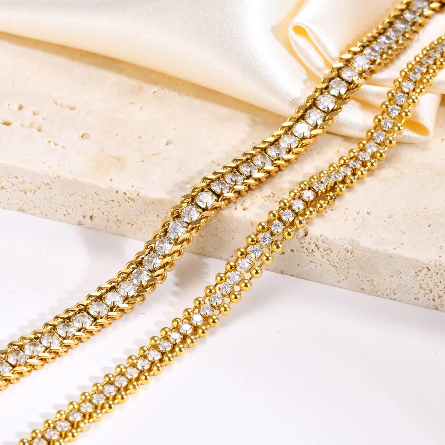 Gold plated Tennis Bracelet