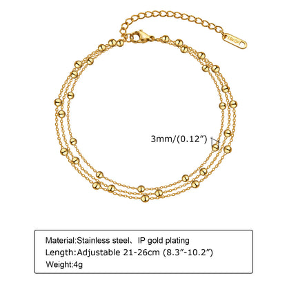 Gold Plated Layered Bracelet