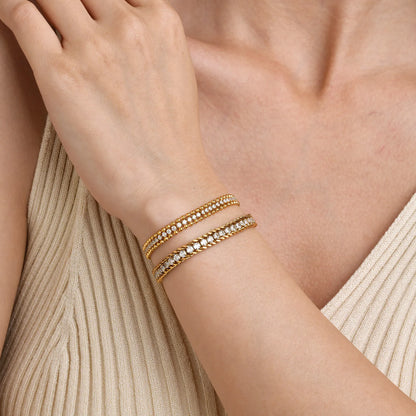 Gold plated Tennis Bracelet